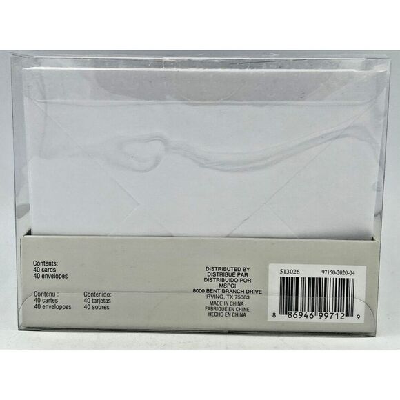 Thank You Cards & Envelopes by Recollections™, 4.25" x 5.5" Sets 40 - Picture 3 of 6